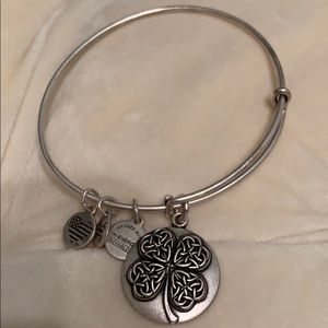 Alex and Ani four leaf clover